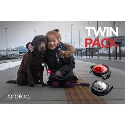 Orbiloc Twin Duo Pack strålkastarsats för ägare och hund